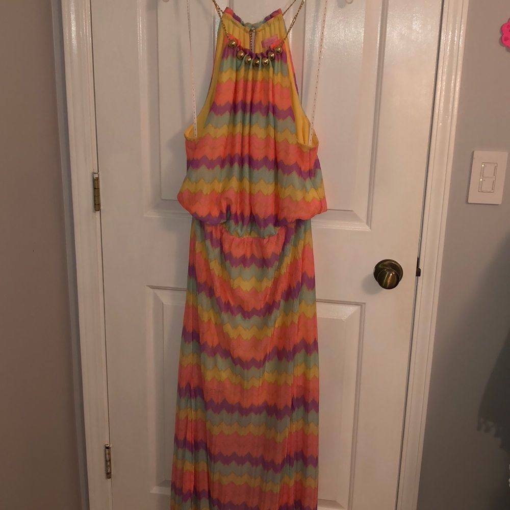 Multicolored Lilly Pulitzer maxi dress